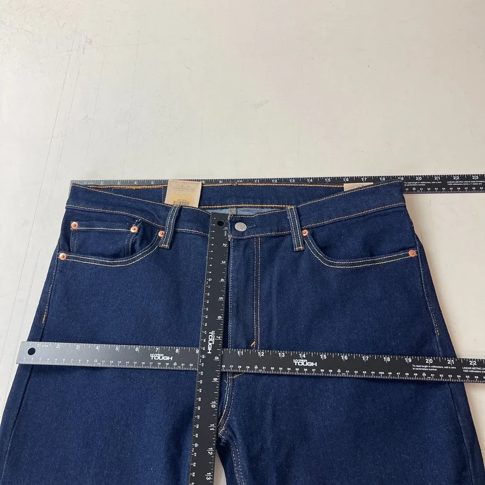 Levis 511 Jeans Mens 36x32 Blue Slim Fit Dark Wash Stretch Denim Grunge Preppy
